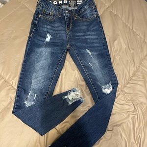 S.O.N.G Curvy Skinny Ankle Jeans